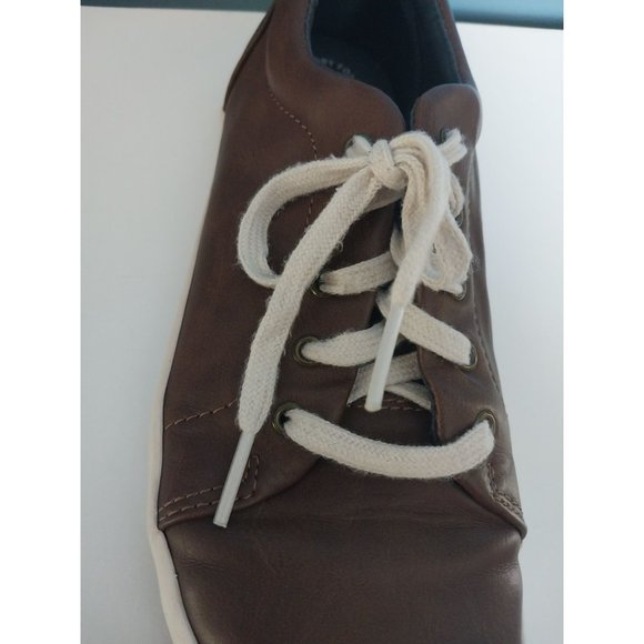 Sperry Boys Memory Foam Lace Up Brown Tuck ltt Leather Casual Sneaker Sz 5M - Picture 8 of 14